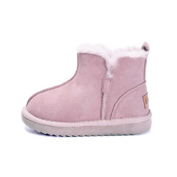 Children Snow Boots Genuine Leather