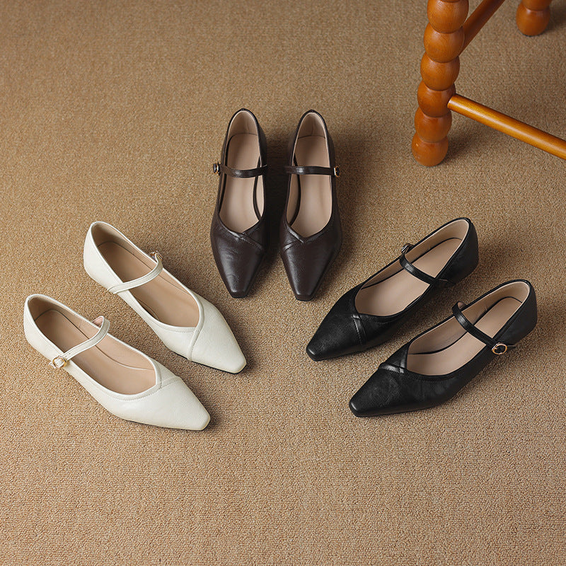 Womens Casual Low-heeled