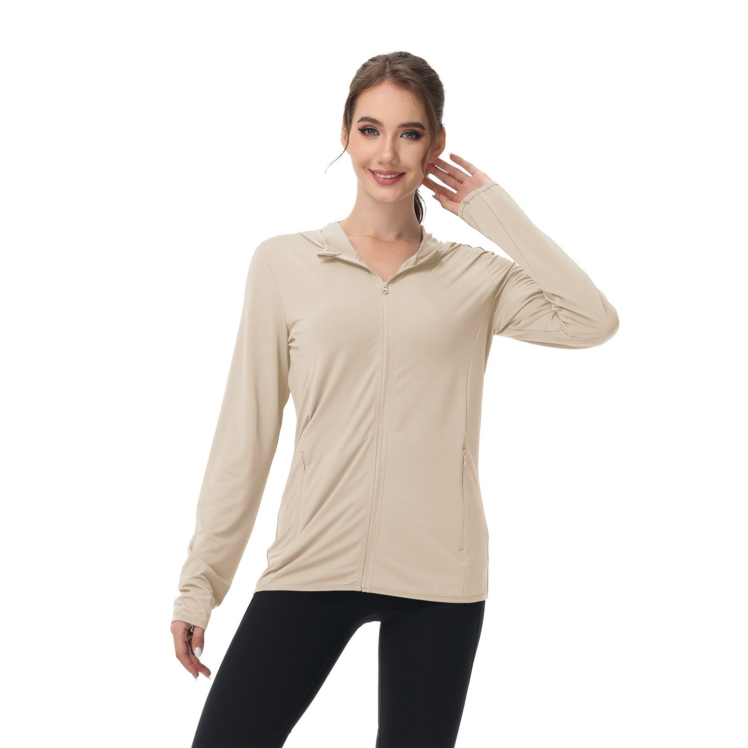 Summer Womens Sun-protective Clothing Plus-size Womens Lightweight Jacket