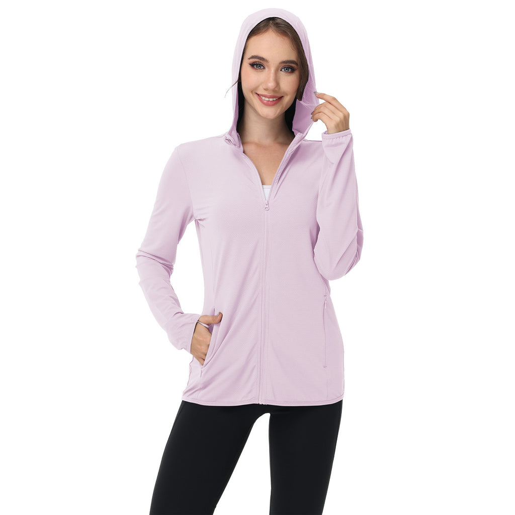 Summer Womens Sun-protective Clothing Plus-size Womens Lightweight Jacket