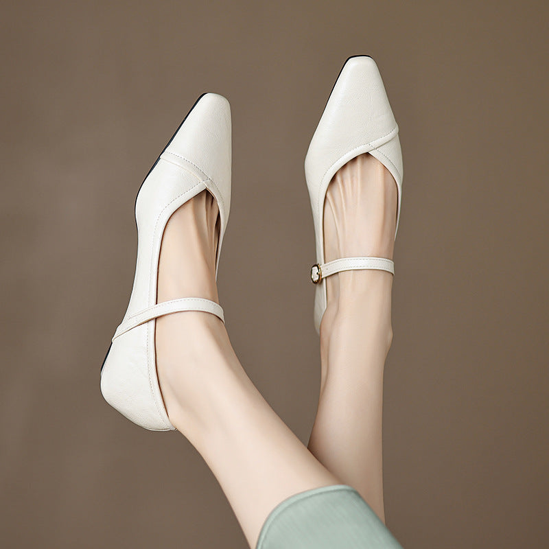 Womens Casual Low-heeled