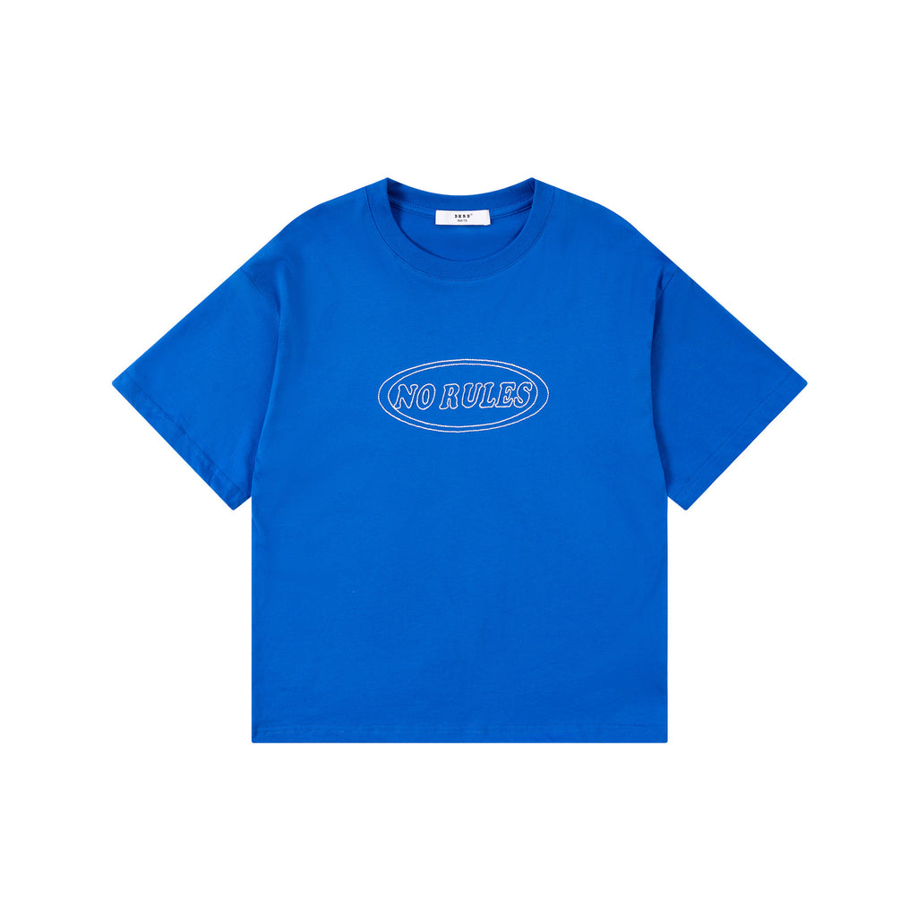 DK Kids' American-style Retro Embroidered Loose Short-sleeve Clothing