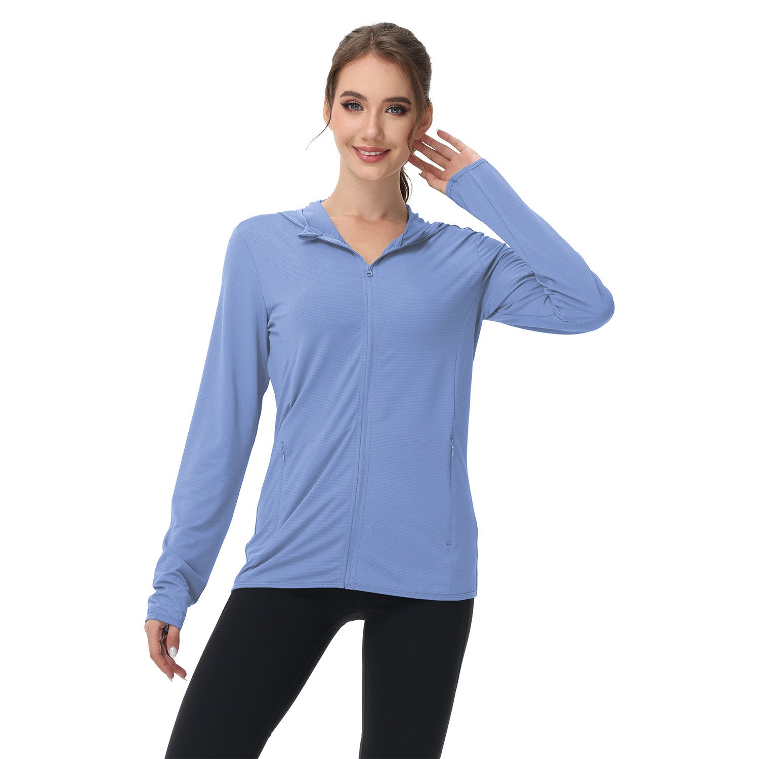 Summer Womens Sun-protective Clothing Plus-size Womens Lightweight Jacket