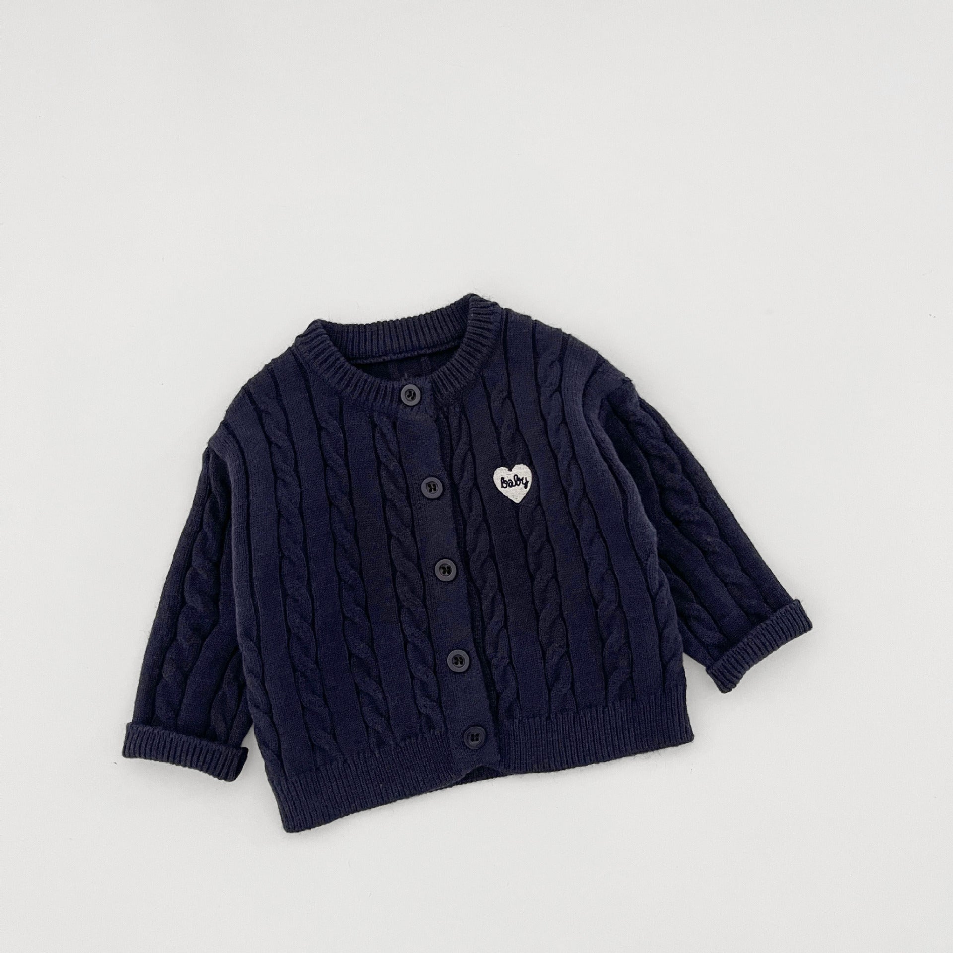 Twist-knit Cardigan Autumn Kids