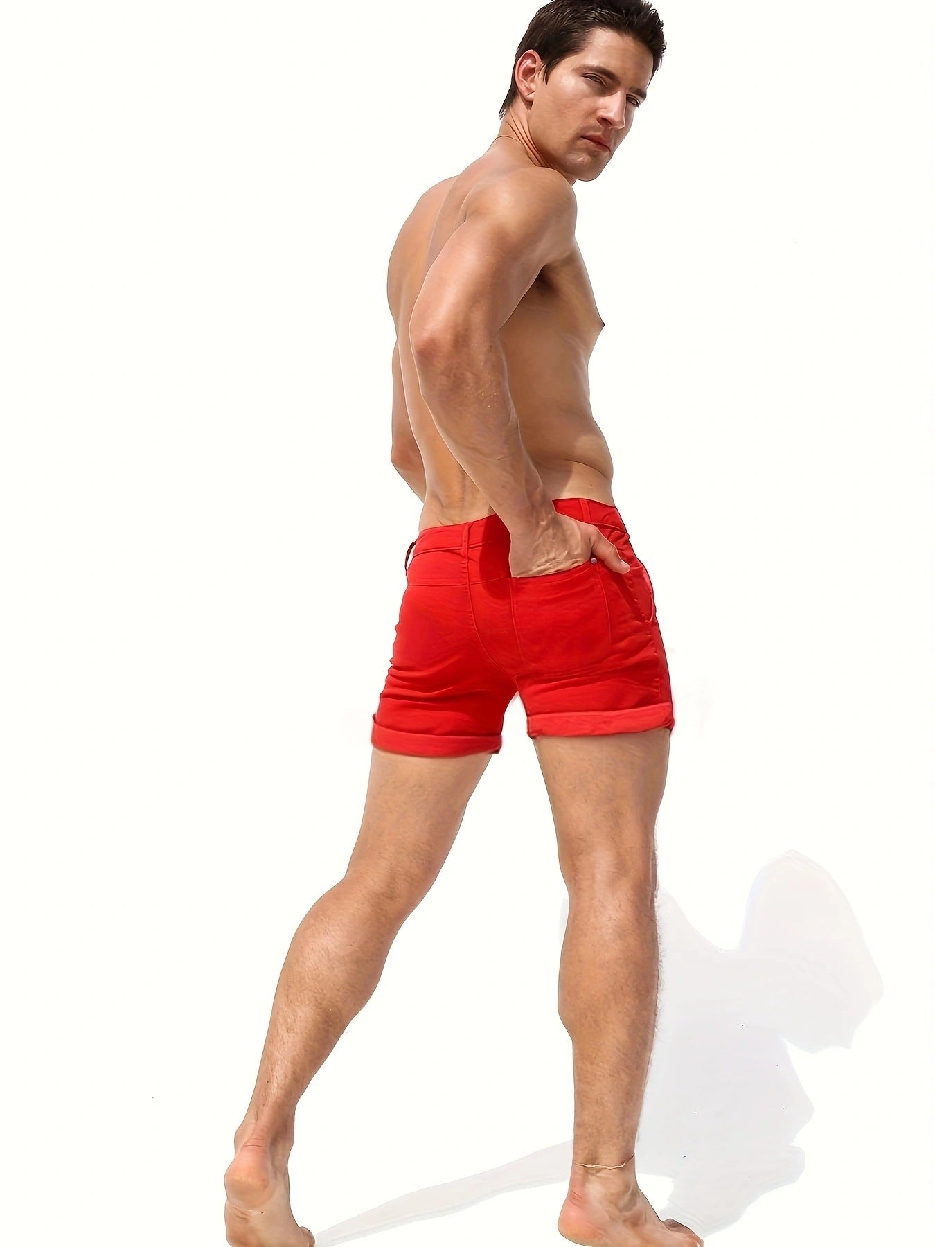 Men's Casual Mid-length Pants Color