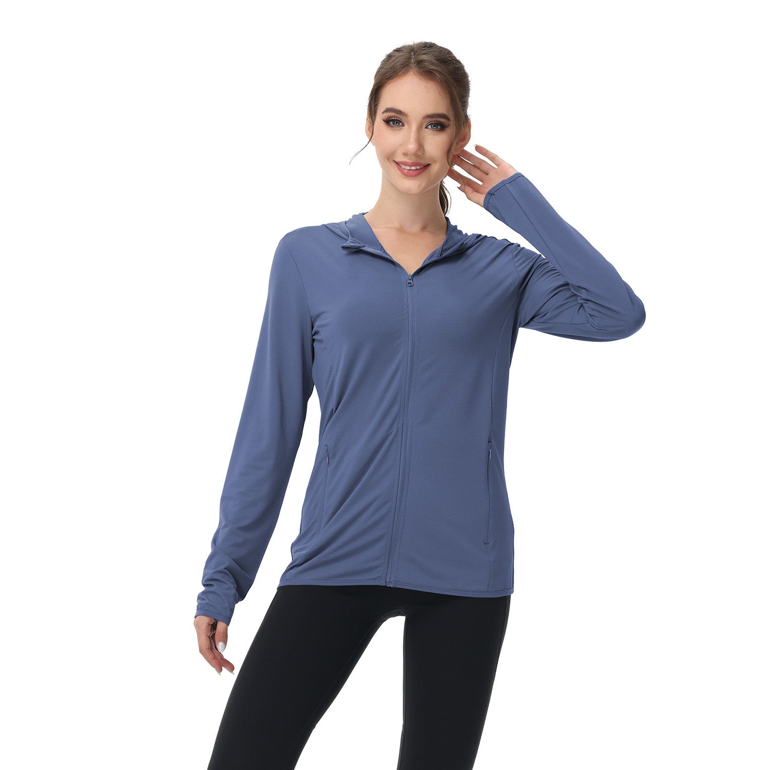 Summer Womens Sun-protective Clothing Plus-size Womens Lightweight Jacket