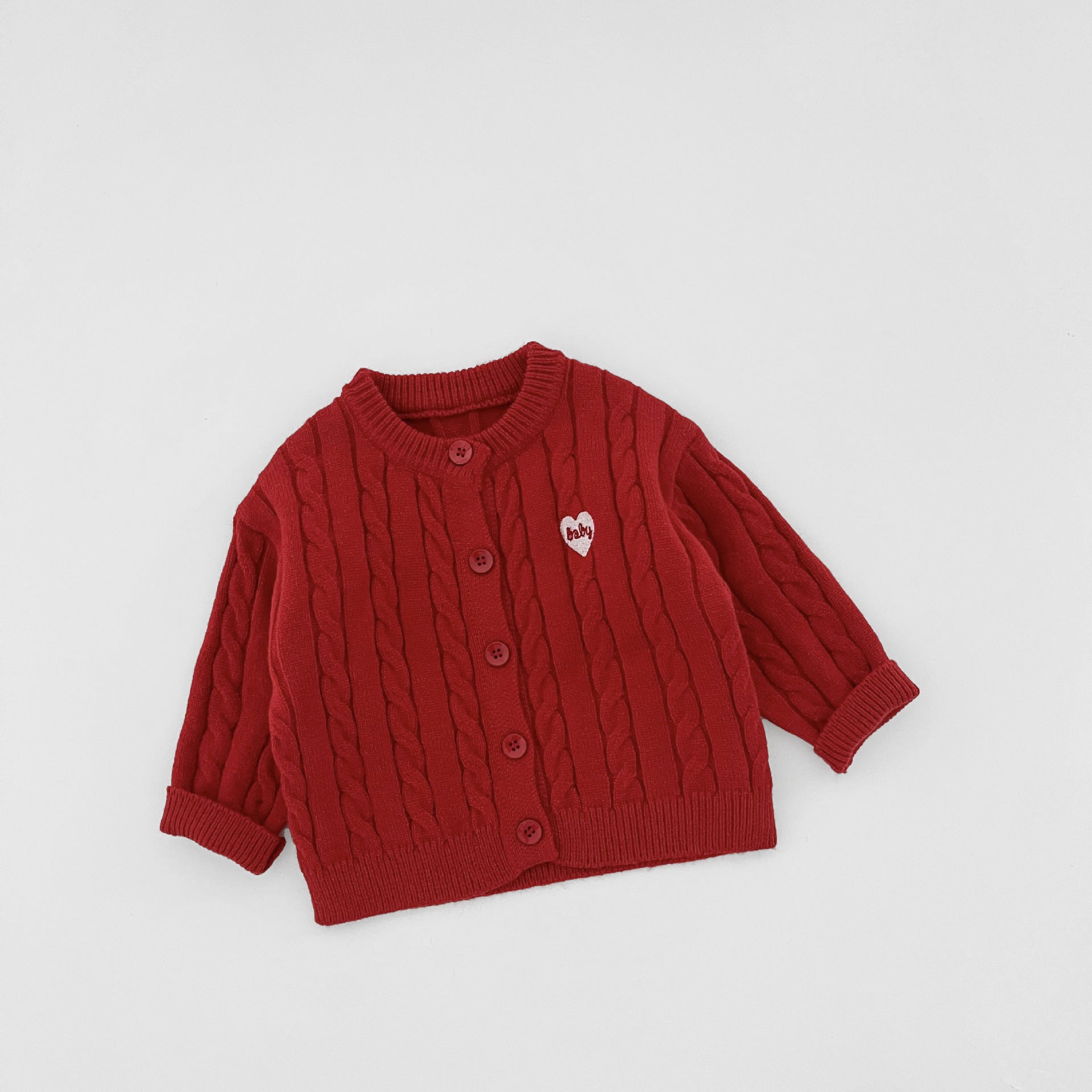 Twist-knit Cardigan Autumn Kids