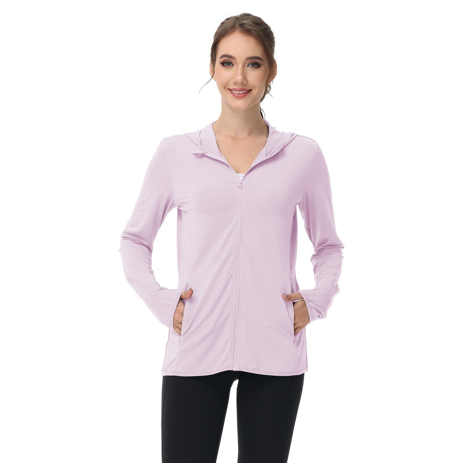 Summer Womens Sun-protective Clothing Plus-size Womens Lightweight Jacket